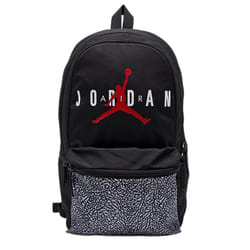 Nike Jordan HBR Air Back Pack  Black/Elephant Print  L
