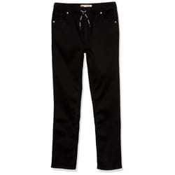 Levi's Boys' Skinny Fit Pull On Jeans  Black  3T