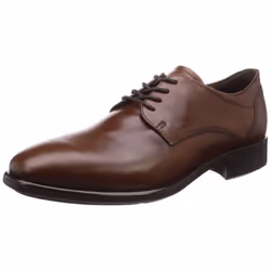ECCO mens Citytray Plain Toe Tie Oxford Cognac 10-10.5 US
