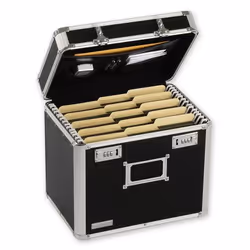 Vaultz VZ01165 file storage box Black