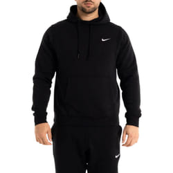 Nike 611457 Mens Fleece Hoodie Swoosh Logo - Black, S