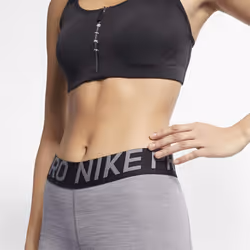 NIKE Women's Pro  Gunsmoke/Heather/Black/Black  S