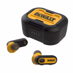 Dewalt Pro-X1 Wireless Earbuds Bluetooth 5.0 Headphones and Charging Case IPX6