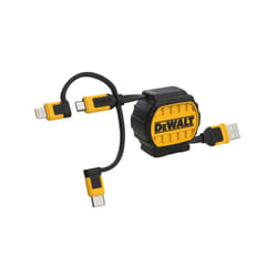 Dewalt 131 1364 DWG 3-in-1 Retractable Cable 0.9m (3ft) DWT1311364