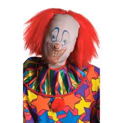 Scary Clown Mask With Wig