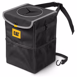 CAT Premium Car Trash Can with Lid Storage Pockets Waterproof Garbage for Auto Multipurpose Storage Organizer Bin - 100% Leak ...