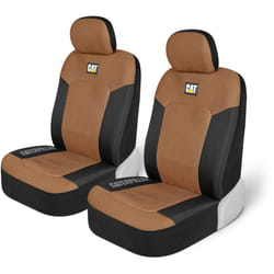 Cat MeshFlex Automotive Seat Covers for Cars Trucks and SUVs (Set of 2) - Beige Car Seat Covers for Front Seats  Truck Seat Protectors with Comfortabl