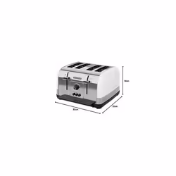 Morphy Richards 240134 Venture 4 Slice Toaster White