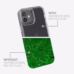 tech21 Evo Clear for Apple iPhone 12 Pro Max 5G - Germ Fighting Antimicrobial Phone Case with 3 Meter Drop Protection - 6.68 inches