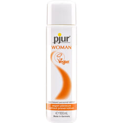 pjur Woman Vegan Sex toy, Vaginal 100 ml 100 g Water-based lubricant
