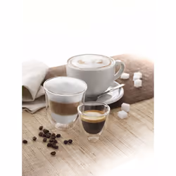 Delonghi 5513214591 Espresso Thermo Glasses - Pack of 2