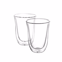 Delonghi 5513214611 Latte Macchiato Thermo Glasses - Pack of 2