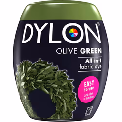 DYLON Washing Machine Fabric Dye Pod for Clothes & Soft Furnishings, 350g â Olive Green