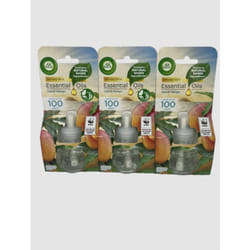 3 x Air Wick Pure Island Mango Scented Oil Air Freshener 19ml For Plug Diffuser