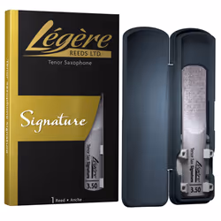 L?g?re Reeds Premium Synthetic Woodwind Reed  Tenor Saxophone  Signature  Strength 3.50 (TSG3.50)