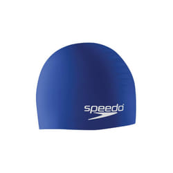 Unisex-Youth Swim Cap Silicone Junior, Royal Blue