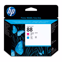 HP Cabezal de impresión magenta y cian 88 Officejet con tecnología de impresión Smart, HP Officejet Pro K550, K550dtn, K550dt ...