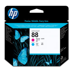 HP Cabezal de impresión magenta y cian 88 Officejet con tecnología de impresión Smart print head Inkjet