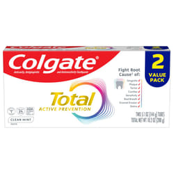 Colgate Total Clean Mint Toothpaste  Mint Toothpaste  5.1 oz Tube  2 Pack