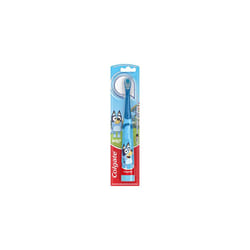 Kids Battery Powered Toothbrush, Kids Battery Toothbrush with Included AA Battery, Extra Soft Bristles, Flat-Laying