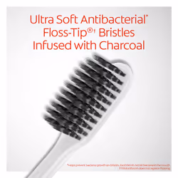 Colgate Gum Health Charcoal Adult Manual Toothbrush  Ultra Soft  4 Count (Pack of 1)