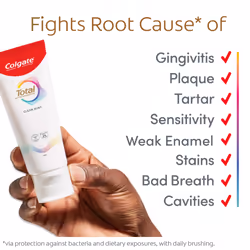 Colgate Total Clean Mint Toothpaste  10 Benefits  No Trade-Offs  Freshens Breath  Whitens Teeth and Provides Sensitivity Relief  Clean Mint Flavor  4