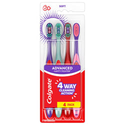 Colgate Extra Soft Kids Toothbrushes  Advanced Cavity Fighter Kids Toothbrush Pack  Extra Soft Bristles Help Remove Plaque and Stains for a Gentle Cle