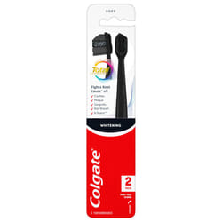 Colgate Total Active Prevention Whitening Toothbrush  Soft Toothbrush (2 Pack)