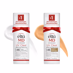 EltaMD UV Clear  UV Clear Tinted Duo Kit  Face Sunscreen SPF  Tinted and Untinted Broad Spectrum Protection for Sensitive Ski ...