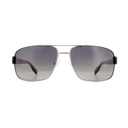 Hugo Boss Sunglasses 0521 OFR WJ Ruthenium Grey Gradient Polarized