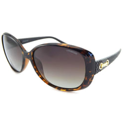 POLAROID Women's Polarized Sunglasses P8430 - Brown/ Black 581