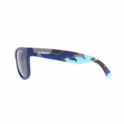 Polaroid Kids Sunglasses P0300 T6D Y2 Blue Camouflage Grey Polarized