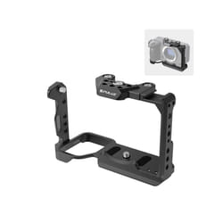 For Sony ILME-FX30 / FX3 PULUZ Metal Camera Cage Stabilizer Rig with NOTA Slider(Black)