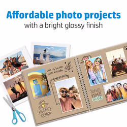 HP Everyday Photo Paper  Glossy  8.5x11 in  25 sheets (Q5498A)