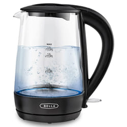 1.7 Liter Glass Electric Kettle, Quickly Boil 7 Cups of Water in 6-7 Minutes, Soft Blue LED Lights Illuminate While