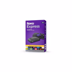 Express (New, 2023) HD Streaming Device with High-Speed HDMI Cable and Standard Remote (No TV Controls), Guided Setup and Fas ...