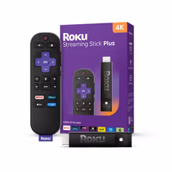 Roku Streaming Stick Plus, 4K Ultra HD, 3840 x 2160 pixels, 720p, 1080p, 2160p, High Dynamic Range 10 (HDR10), High Dynamic R ...