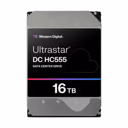 Western Digital Ultrastar DC HC555 internal hard drive 16 TB 7200 RPM 512 MB 3.5" Serial ATA III