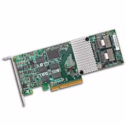 Broadcom 3ware SAS 9750-8i, SAS, Serial ATA, PCI Express x8, 1, 5, 6, 10, 50, 1E, 6 Gbit/s, 512 MB, DDR2