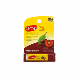 Carmex, Daily Care, Moisturizing Lip Balm, Fresh Cherry, SPF 15, 4.25g