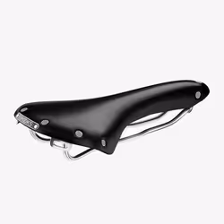 Brooks Swallow, Bicycle saddle, City, Unisex, Black, Monochromatic, Leather