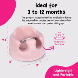 Bumbo Infant Floor Seat Baby Sit up Chair  Baby Sitting Support for 3-