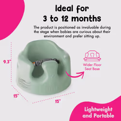 Bumbo Infant Floor Seat Baby Sit Up Chair and Baby Sitting Support for