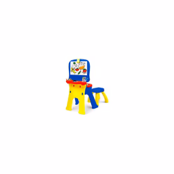 Crayola: Triple-The-Fun Art Studio - Converts Into Activity Desk Includes Stool Magnetic Dry Erase Board Ages 3+