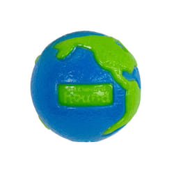 Outward Hound by Planet Dog Orbee-Tuff Planet Ball Blue/Green Treat-Dispensing Dog Toy  Small