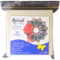 Bosal In-R-Foam Single-Sided Fusible Foam Stabilizer-6"X6" 12/Pkg
