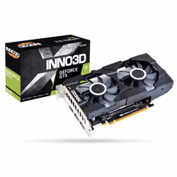 Inno3D N16502-04D6X-1177VA25, GeForce GTX 1650, 4 GB, GDDR6, 128 bit, 7680 x 4320 pixels, PCI Express x16 3.0