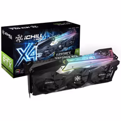 Inno3D iChill GEFORCE RTX 3080 X4 LHR, GeForce RTX 3080, 10 GB, GDDR6X, 320 bit, 7680 x 4320 pixels, PCI Express x16 4.0