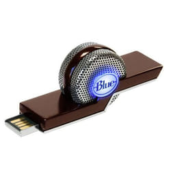 Blue Microphones Tiki Brown, Metallic Laptop microphone
