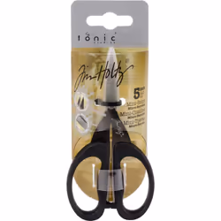 Tim Holtz Non-Stick Micro Serrated Mini Snips 5"-